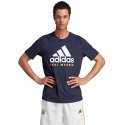 Koszulka męska adidas Real Madrid DNA Graphic Tee granatowa HY0613