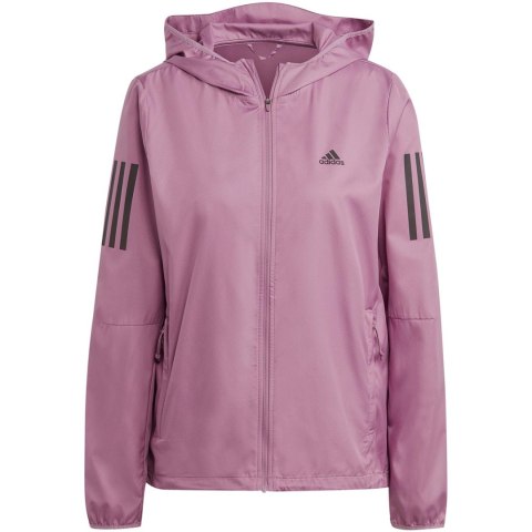 Kurtka damska adidas Own the Run Hooded Running różowa IL4124