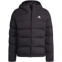 Kurtka męska adidas Helionic Hooded Down czarna HG8751