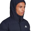 Kurtka męska adidas Helionic Hooded Down granatowa HG8750