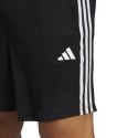 Spodenki męskie adidas Train Essentials Piqué 3-Stripes czarne IB8111