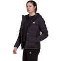 Kurtka damska adidas Helionic Hooded Down czarna HG8747