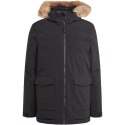 Kurtka męska adidas Parka Hooded Fur czarna IK0553