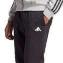 Dres męski adidas Basic 3-Stripes Fleece szaro-czarny IA3073