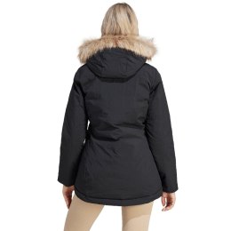 Kurtka damska adidas Parka Hooded Fur czarna IJ8260