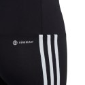 Spodenki dla dzieci adidas Train Essentials Aeroready 3-Stripes Training Biker Tights czarne HR7841