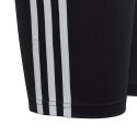 Spodenki dla dzieci adidas Train Essentials Aeroready 3-Stripes Training Biker Tights czarne HR7841