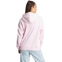 Bluza damska adidas Essentials 3-Stripes French Terry Oversized Full-Zip Hoodie różowa IR6132