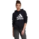 Bluza damska adidas Essentials Big Logo Regular Fleece czarna HZ2984