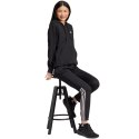 Bluza damska adidas Essentials Linear Full-Zip French Terry Hoodie czarna IS2072