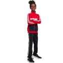 Dres dla dzieci adidas Essentials 3-Stripes Tiberio Track Suit czerwono-czarny IJ7083