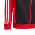 Dres dla dzieci adidas Essentials 3-Stripes Tiberio Track Suit czerwono-czarny IJ7083