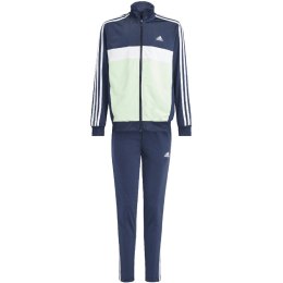 Dres dla dzieci adidas Essentials 3-Stripes Tiberio Track Suit granatowo-zielony IV5307