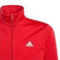 Dres dla dzieci adidas Essentials Big Logo Track Suit czerwono-czarny IJ6305