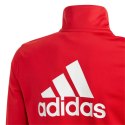 Dres dla dzieci adidas Essentials Big Logo Track Suit czerwono-czarny IJ6305