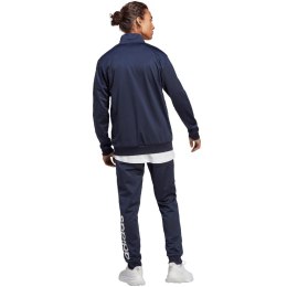 Dres męski adidas Linear Logo Tricot Track Suit granatowy HZ2219