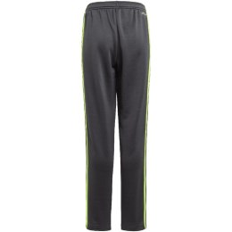 Spodnie dla dzieci adidas Train Essentials Aeroready czarno-zielone HZ0087