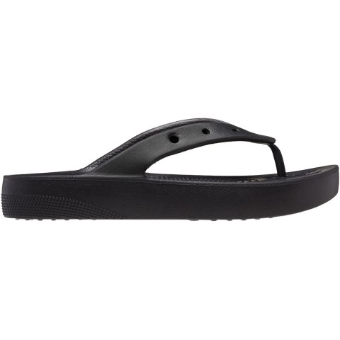 Klapki damskie Crocs Classic Platform Flip czarne 207714 001