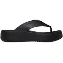 Klapki damskie Crocs Getaway Platform Flip czarne 209410 001