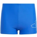 Spodenki kąpielowe dla dzieci adidas Szorty Performance Big Bars Swim niebieskie IK9653