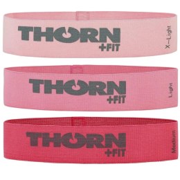 Zestaw gum do ćwiczeń Thorn Fit Lady resistance textile band set 3 szt.