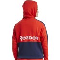 Bluza damska Reebok Te Linear Logo Ft czerwono-granatowa FT0901