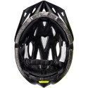 Kask rowerowy Meteor Marven M 55-58 cm szaro-biało-limonkowy 25170