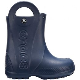 Kalosze dla dzieci Crocs Handle Rain Boot Kids granatowe 12803 410