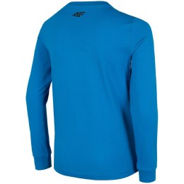 Koszulka dla chłopca 4F longsleeve kobalt HJZ22 JTSML003 36S