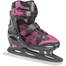 Łyżwy Roces Jokey Ice 3.0 Girl czarno-różowe 450708 00002