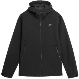 Kurtka męska softshell 4F M043 głęboka czerń 4FSS23TSOFM043 20S