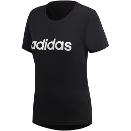 Koszulka damska adidas W D2M Lo Tee czarna DS8724