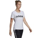 Koszulka damska adidas W D2M Logo Tee biała DU2080