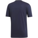 Koszulka męska adidas Essentials Plain Tee granatowa DU0369