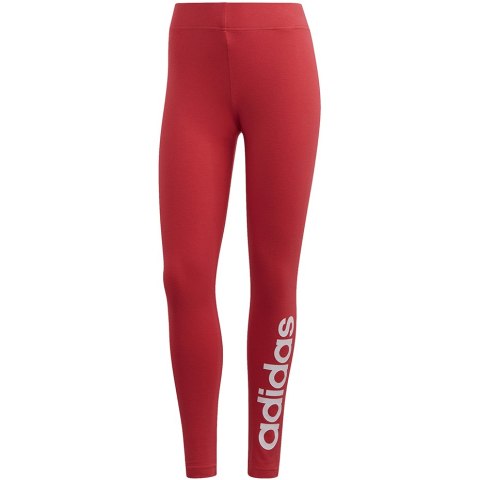 Legginsy damskie adidas Essentials Linear Tight czerwone FM6690