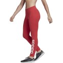 Legginsy damskie adidas Essentials Linear Tight czerwone FM6690