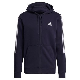 Bluza męska adidas Essentials Full-Zip Hoodie granatowa GK9587