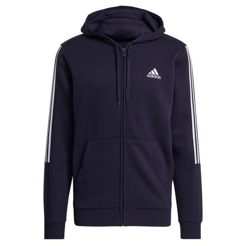 Bluza męska adidas Essentials Full-Zip Hoodie granatowa GK9587