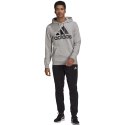 Dres męski adidas Essentials Tracksuit szaro-czarny GK9653