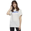 Koszulka damska adidas Essentials Linear Loose Tee szara GD2912