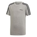 Koszulka dla dzieci adidas Essentials 3 Stripes szara DV1803