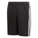 Spodenki dla dzieci adidas Essentials 3 Stripes Knit Short czarne DV1796