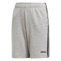 Spodenki dla dzieci adidas Essentials 3 Stripes Knit Short szare DV1797