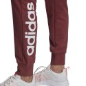 Spodnie damskie adidas Essentials Linear bordowe GD3024