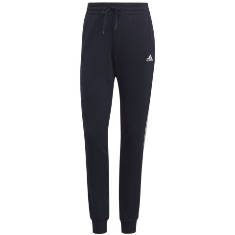 Spodnie damskie adidas Essentials Slim Tapered Cuffed Pant granatowe GM8736