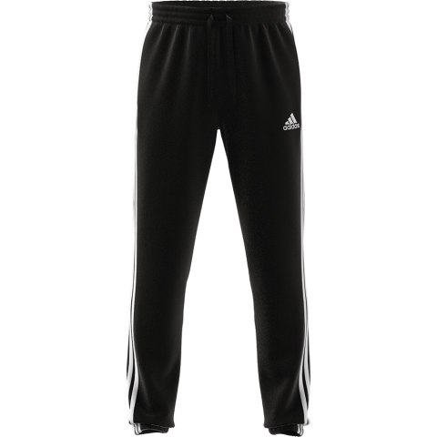 Spodnie męskie adidas Essentials Tapered Elasticcuff 3 Stripes Pant czarne GK8829