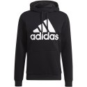 Bluza męska adidas Essentials Fleece Big Logo Hoodie czarna GK9220