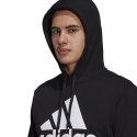 Bluza męska adidas Essentials Fleece Big Logo Hoodie czarna GK9220