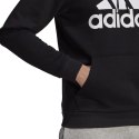 Bluza męska adidas Essentials Fleece Big Logo Hoodie czarna GK9220