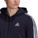 Bluza męska adidas Essentials Full-Zip Hoodie granatowa GK9033